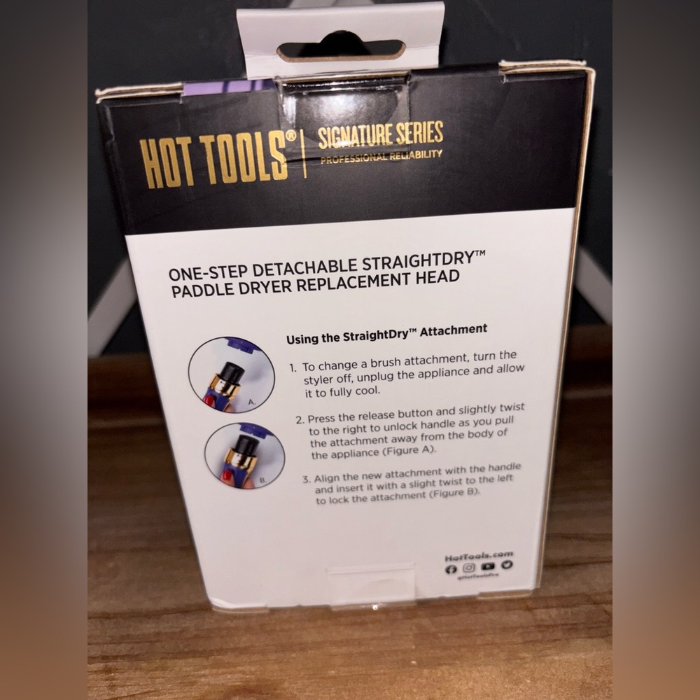 New! Hot Tools Detachable StraightDry Paddle Dryer Replacement Head - Picture 2 of 2